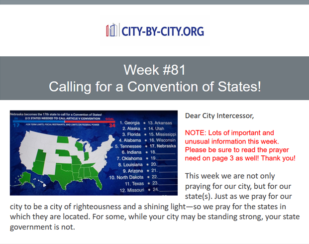 city by city week81